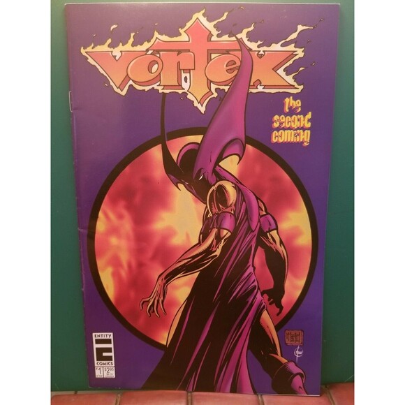 1996 Vortex #1 Entity Comics High Grade Bagged & Boarded - Picture 1 of 1